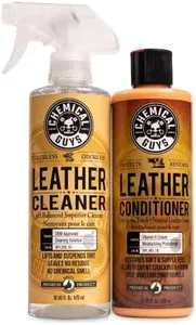 Chemical Guys SPI_109_16 Leather Cleaner and Leather Conditioner Kit for Use on Leather Apparel, Furniture, Car Interiors, Shoes, Boots, Bags & More (2 - 16 fl oz Bottles)