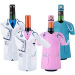 Doctor Gifts,Gifts for Doctors,Doctor Gifts for Men,Nurse Gifts,Nurse White Coat Ceremony Gifts,Doctor Nurse Coat for Wine Bottle,Best Nurse Ever Gifts,Nurse Gifts Ideas,Surgeon Gift