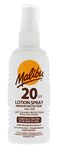 Malibu Sun SPF 20 Lotion Spray, Medium Protection Sun Cream, Water Resistant, Vitamin Enriched, with Shea Butter Extract, 100ml