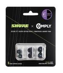 Shure Comply Foam Sleeves P-Series (Greater Sound Isolation than 100 Series) - Professional Replacement Memory Foam Tips for Shure Earphones - 6 Pack (3 Pairs), S/M/L, 1 Each (EACYF1-6KIT)