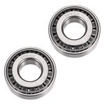 sourcing map 30204 Tapered Roller Bearing Cone and Cup Set, 20mm Bore 47mm OD 15.5mm Thickness 2pcs