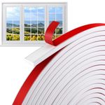 DECOHS 33 Ft Window Grille Inserts Grid Kit- TPE Self-Adhesive Peel and Stick Trim Molding- Flexible Moulding Trim Grid Inserts for Windows Door Frames Home Decoration, DEC-GB-GN36