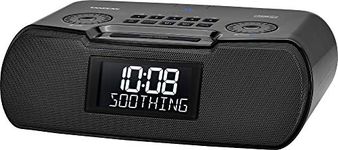 Sangean RCR-30 AM/FM Clock Radio with Bluetooth and Sound Soother, Black
