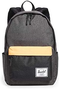 Herschel Supply Mochila unisex Herschel Classic Xl Mochila, Black Crosshatch/Black/Blazing Orange (Negro) - 10492