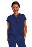Healing Hands Purple Label Women Scrubs Top Journey 2152, Navy, X-Large