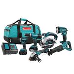 MAKITA DLX6080S 18V (3.0 Ah) LXT Combo Kit (6-Piece)