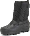 Polar Mens Muck Nylon Strap Duck Snow Winter Waterproof Rain Outdoor Boots - 7 - BLK41 YC0147