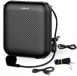 NORWII Portable Rechargeable Mini Voice Amplifier with Wired Microphone Headset & Waistband, Personal Voice Amplifier for Teachers, Presentation, Tour Guides, Meeting, Presentation, Coaches
