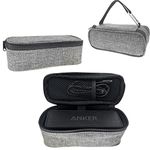 EMAQUIN Travel and Storage Carrying Case Bag for Anker Soundcore 3 Bluetooth Speaker(Also fit for Anker Soundcore and Anker Soundcore 2 Speaker,Grey)