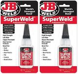 J-B Weld Superglue 20g 2 Pack - SuperWeld Professional Grade