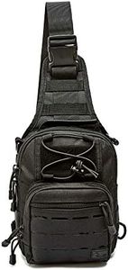 WOLF TACTICAL Compact EDC Sling Bag - Concealed Carry Shoulder Bag for Range, Travel, Hiking, Outdoor Sports