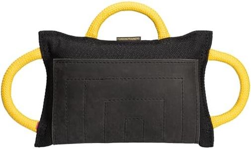 Viper Bite Pillow with 3 Handles – Interactive Dog Toy & Durable Training Tool for Strong Bite & Drive Development | Jute, Leather, French Linen, Extra Strong Jute or Replaceable Cover