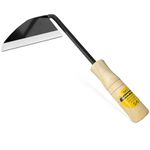 Wide Blade Gardening Tools - Premium Quality Hand Hoes/Weeding Sickle Have Very Sharp Edge for Quick Work