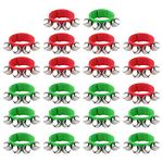 FEPITO 22 Pieces Christmas Band Wrist Bells Bracelets Jingle Bells Musical Ankle Bells Rhythm Instrument Percussion Christmas Party Decoration Favors