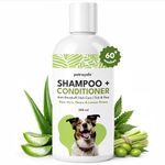 Petroyale 2-in-1 Shampoo + Conditioner for Dogs - Anti-Fungal, Anti-Itching, Shedding Control Dog Shampoo & Dog Conditioner with Ticks & Fleas Prevention - Suitable for All Breeds | 300ml (Pack of 1)