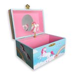 BinkeGG Play [ You Are My Sunshine ] (60 Tunes Option) Children Jewelry Box Unicorn Jewelry Music Box for Girls Jewelry Storage Box with Sankyo Musical Movement