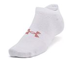 Under Armour Kids Essentials NoShow 3 Pack Socks Pink M