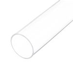 Rebower 20" Clear Plastic Rigid Pipe 36mm x 40mm(1.4" x 1.6") Acrylic Tube Round Polycarbonate Tubing, [for Plumbing, Hydraulics, Pneumatics, Aquarium, DIY]