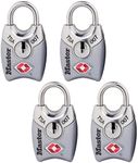 Master Lock Travel TSA Key Padlock 4 Pack, 25 mm Size, Colors May Vary