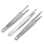 Akozon Electrical Contact Cleaner, 3PCS Metal Terminal Extractor Terminal Cleaner Set Terminal Cleaning Toolfor Small Electrical Spade Pin Connector