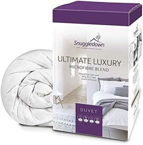 Snuggledown Ultimate Luxury Hotel King Size Duvet - 13.5 Tog Warm Winter Premium Quilt Ideal for Cold & Chilly Nights - Jacquard Cotton Cover, Hypoallergenic, Machine Washable, Size (225cm x 220cm)