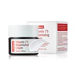 By Wishtrend Vitamin 75 Maximizing Cream - Hydrating & Brightening Moisturizer | 75% Vitamin Tree Water, Vitamin E | Deeply Moisturizes, Evens Skin Tone, Soothes Sensitive Skin | All Skin Types, 50g