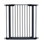 MidWest Homes for Pets 99.06 cm High Walk-thru Steel Pet Gate, 73.66 - 96.52 cm wide; Textured Graphite; Model 2939SG