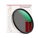 PROfezzion 58mm Circular Polarizer Filter for Canon EOS Rebel T7 T6 T8i T7i T6i T6s SL3 with EF-S 18-55mm Kit Lens, Ultra Slim Multi-Coated Circular Polarizing Filter 12 Layers CPL Camera Lens Filter