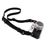 Camera Strap, Quick Adjustable Shoulder Sling Camera Neck Shoulder Strap for Leica Fuji Pentax Canon Micro Single and DSLR Camera Black