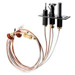 Criditpid 4021-736 Natural Gas Pilot Assembly for Heat N Glo, Heatilator, Quadrafire Gas Fireplace Parts, Replacement 485-510A NG Pilot Assembly for Heat-N-Glo Fireplace with Thermopile, Thermocouple