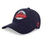 Droop Baseball Cap for Men & Women-Adjustable Strap & Metal Buckle Closure, Stay Humble Embroidered | Unisex Cap for Sport, Gym & Outdoor Activity | Pure Cotton, Dark Blue-(Pack of 1)