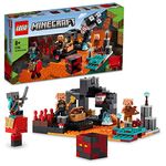 LEGO Minecraft The Nether Bastion 21185 Building Kit (300 Pieces),Multicolor