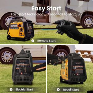 maXpeedingrods Dual Fuel Generator 3500W – Portable Power Supply