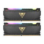 Patriot Memory Viper Steel RGB DDR4 16GB (2x8GB) Kit 3600MHz CL18 1.35V Limited UDIMM RGB Desktop Memory w Heat Sink PVSR416G360C8K