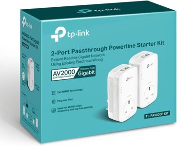 TP-Link Powerline Adapter Kit – Dual Gigabit Ports, Home Network Expansion