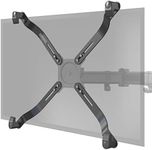 Duronic NON VESA Monitor Adapter DMAD1NV, Mounting Kit for TV & PC Monitor Screens Up To 27” Without VESA Rear Fixing Holes, Weight Capacity 8kg, Existing Monitor Arm VESA 75/100 Mounting Pattern