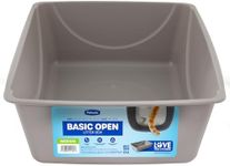 Petmate Open Cat Litter Box, Blue M