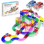 PicassoTiles 100 PCs Race Car Track