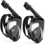 W WSTOO Full Face Snorkel Mask Adul