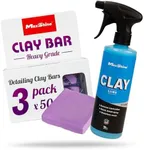 Maxshine Clay Lube Spray (16oz) & Clay Bar (3pc) Set - Synthetic Lubricant for Clayblock & Car Detailing Clay - Hyper Slick Lubrication - Ultra Surface Protection - Ideal for Cars, Trucks, SUV & More