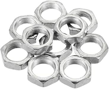 PATIKIL M20 x 1.5 Steel Hex Nuts, 10 Pack Metric Thread Zinc Plated Finished Hardware Nuts Screw Bolt Fasteners 9mm Height