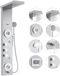 Shower Panel Tower System, 6 In 1 S