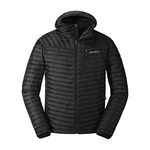 Eddie Bauer Men's MicroTherm 2.0 Down Hooded Jacket - black - XL