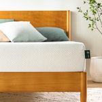 Zinus Foam Mattress, Memory Foam, White, Single