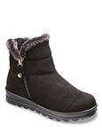 Chums | Ladies | Wide Fit Faux Suede Thermal Lined Boots | Winter Boots | Stylish & Warm Women's Boots | Black