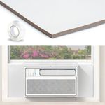 Flamorrow Window Air Conditioner Side Foam Panel, Full Surround Insulation Side Panels, Indoor Window Seal kit for Window AC Units, Summer and Winter Heat and Draft Insulating, White