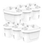 NRP 6-Pack Replacement Water Filter for Brita Pitcher Mavea, Maxtra 1001122 and Other Similar Brand, filtre à eau de pichet Pour Brita Europe Version