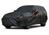 kayme 7 Layers Heavy Duty SUV Car Cover Waterproof All Weather, Full Exterior Cover Outdoor Snow Sun Uv Protection with Zipper for Automobiles, Universal Fit for SUV Jeep (182-190 inch)