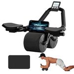 WELVIZHI Automatic Rebound Ab Roller Wheel with Elbow Support, Premium Abs Roller for Men and Women, Gift for Good Health2