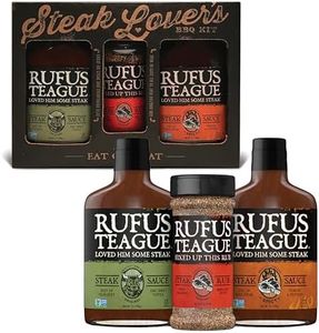 Rufus Teague - Steak Lover's Kit 2 Premium Steak Sauces & 1 Dry Rub